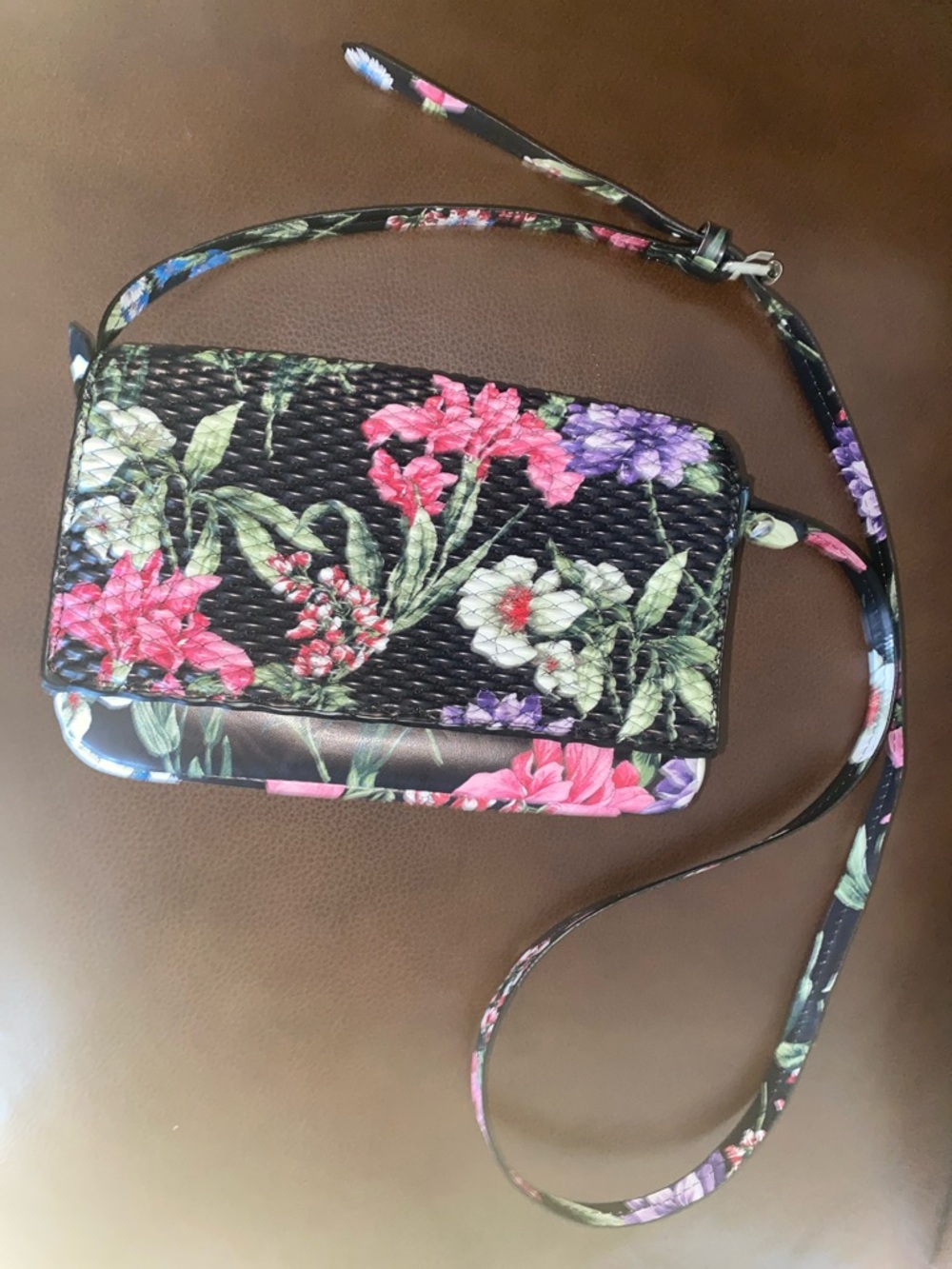 Zara Trafaluc floral Crossbody Bag.